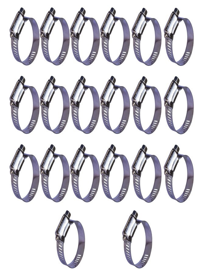 ES EKSAFAR ESEKSAFAR Stainless steel Hose clamp (Hose clamp 20pc, 1.5" inch) - Image 1
